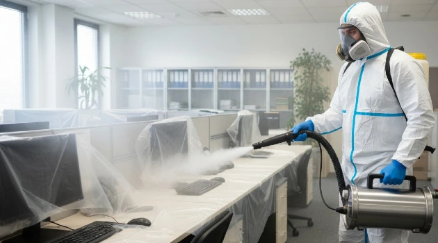 Дезинфекция в небольшом офисе